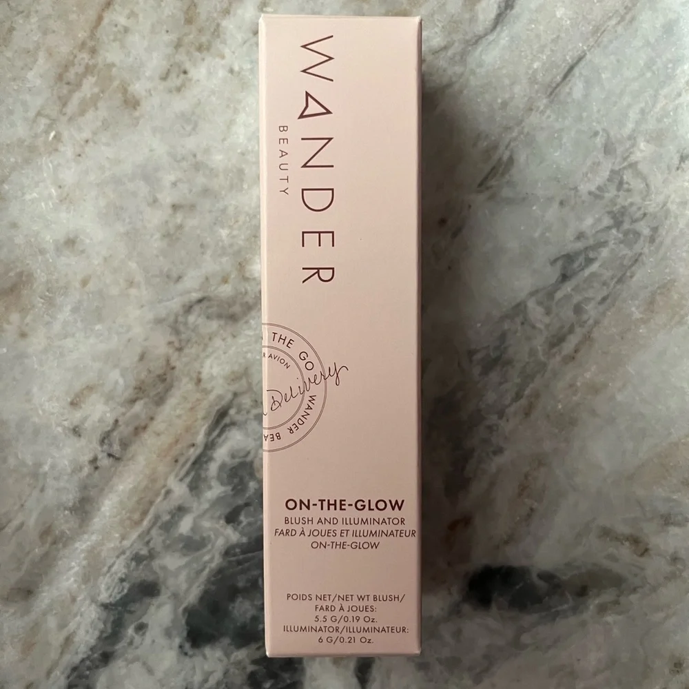 Wander Beauty On-The-Glow Blush and Illuminator - Coral Rose/Nude Glow